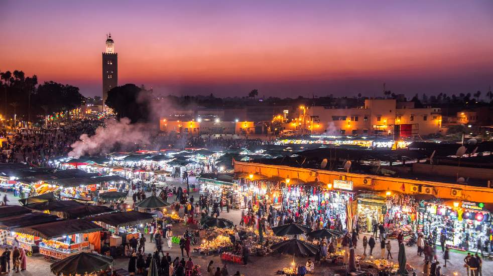 Djemaa El Fna market Square Marrakech